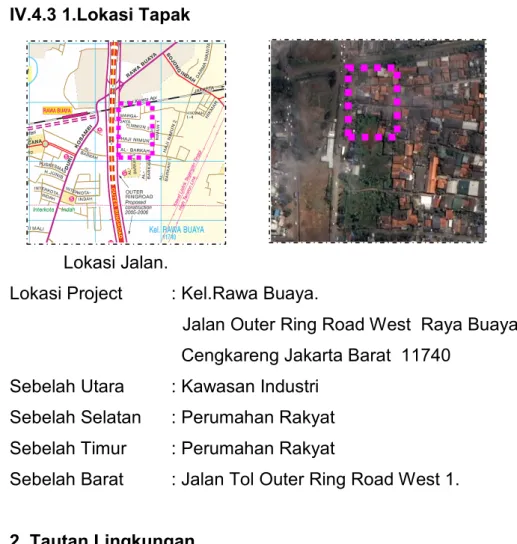 Gambar Peta   Lokasi Jalan. 