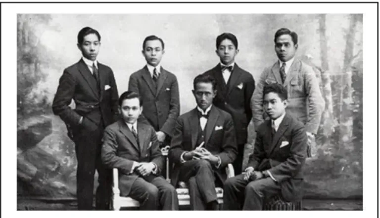 Gambar : Tokoh-tokoh Perhimpunan Indonesia  Sumber Tribunnewswiki.com 