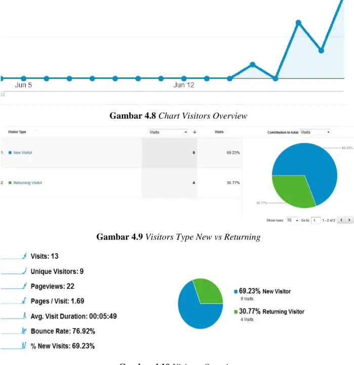 Gambar 4.8 Chart Visitors Overview 