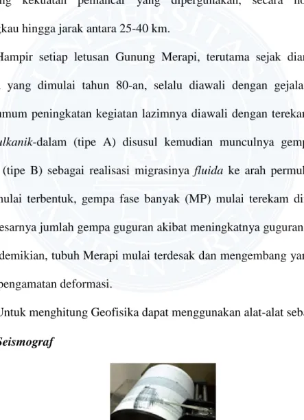 Gambar 2.3 : Seismograf 