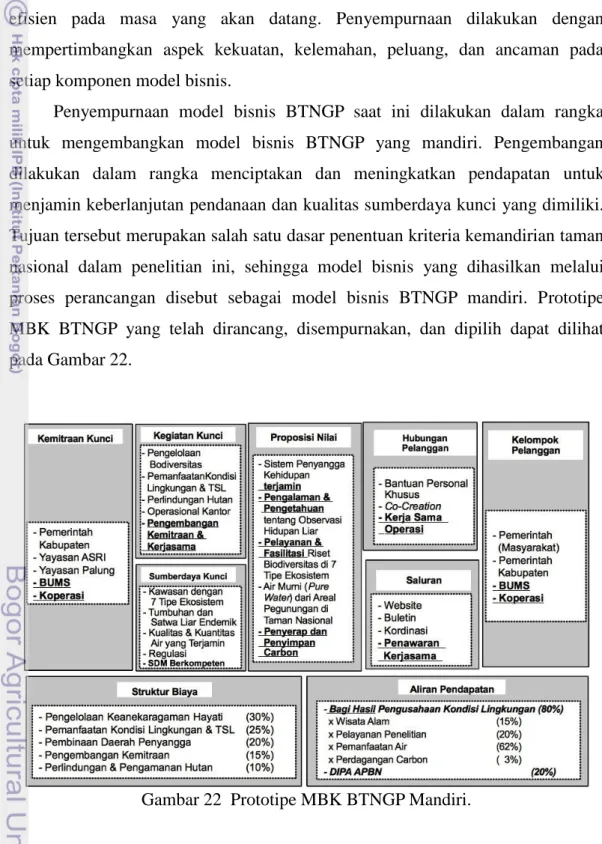 Gambar 22  Prototipe MBK BTNGP Mandiri. 