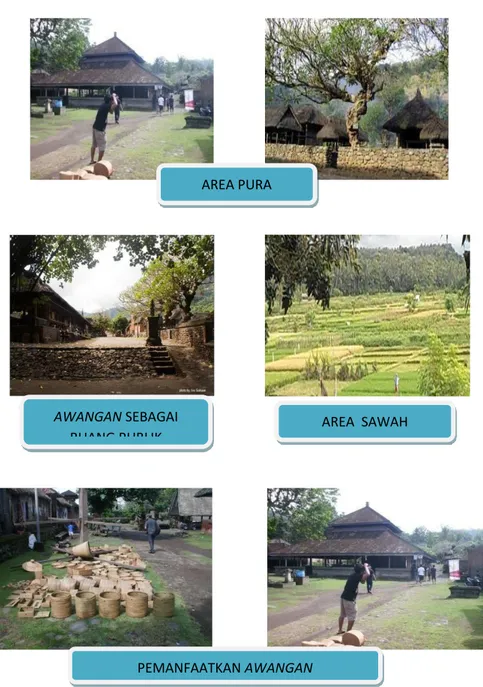 Foto Pemanfaatan Ruang Desa Adat Tenganan Pegringsingan  Sumber: Hasil Survei, Tahun. 2015