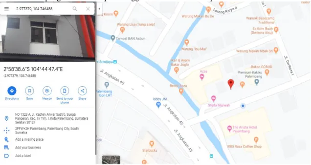Gambar 3.1 Lokasi pengambilan data 