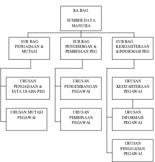 Gambar 2.3 Struktur Organisasi SDM 