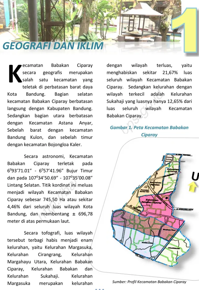 Gambar 1. Peta Kecamatan Babakan Ciparay