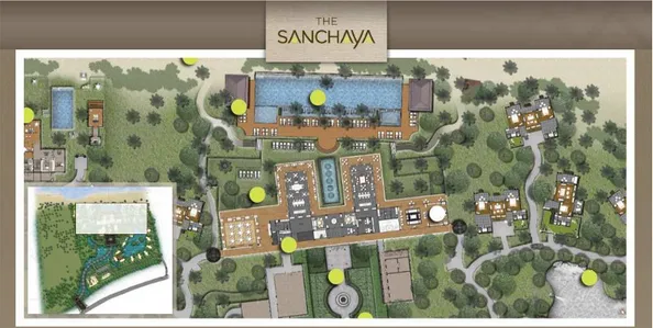 Gambar 3.9 Denah Restoran The Sanchaya Resort Hotel 