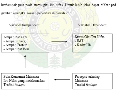 gambar kerangka konsep penelitian di bawah ini :  