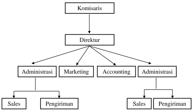 Gambar II.4 – Struktur Organisasi PT Mandiri Kreasindo Usaha