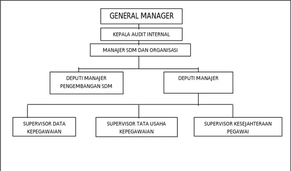 Gambar 1.1 Stuktur OrganisasiGENERAL MANAGER