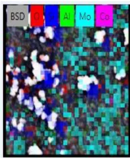 Gambar 5. (a) Hasil analisis SEM K 4 tanpa mapping element (b) Mapping element pada  K 4 perbesaran