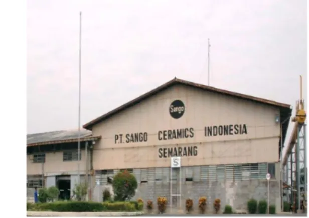 Gambar 1. Industri keramik PT.Sango Ceramics  Indonesia, Semarang 