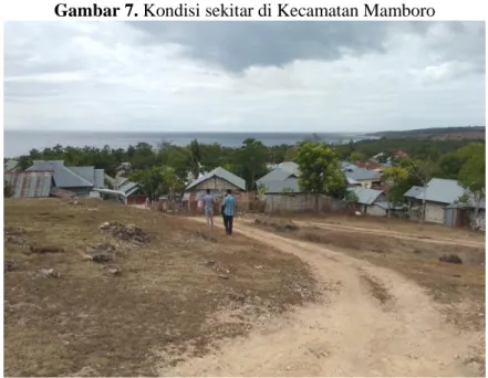 Gambar 7. Kondisi sekitar di Kecamatan Mamboro 