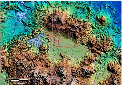 Gambar 1. Lokasi Daerah Penelitian Cekungan Bandung 