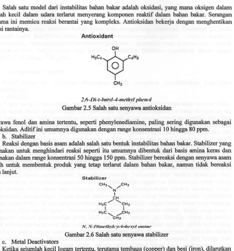 Gambar 2.5 Salah satu senyawa antioksidan 