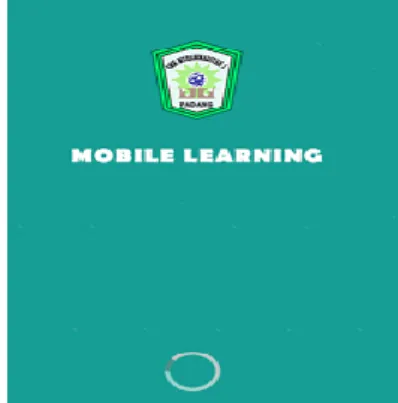 Gambar 3.  Halaman Loading Mobile Learning 