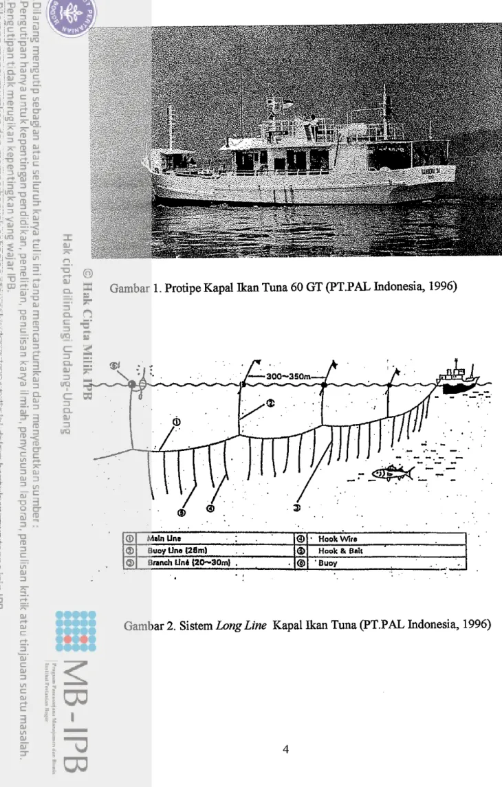 Gambar 1. Protipe Kapal Ikan Tuna 60 GT  (PT.PAL  Indonesia, 1996) 