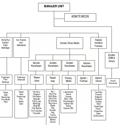 Gambar 4.3 Struktur Organisasi Rumah Sakit Balimbingan 