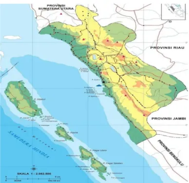 Gambar 1. Peta Provinsi Sumatera Barat 
