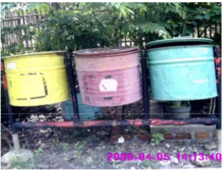 Gambar 5. Tong Pemilahan Sampah Organik, Anorganik, dan Sampah B3 