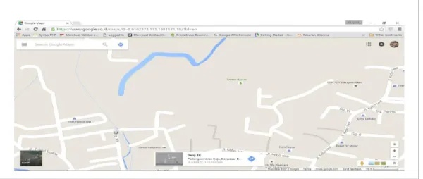 Gambar 2.2 Contoh Data Spasial Dalam Bentuk Titik  (Sumber. Google Maps) 