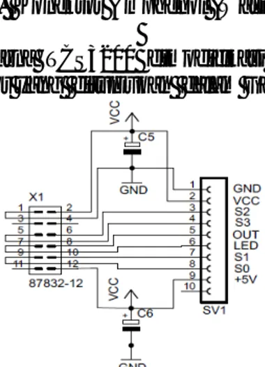 Gambar 6.  Konektor Amphenol (Wasito S, 2004) 