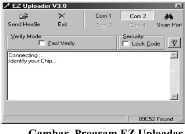 Gambar  Program EZ Uploader 