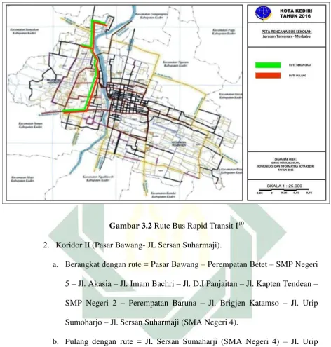 Gambar 3.2 Rute Bus Rapid Transit I10 