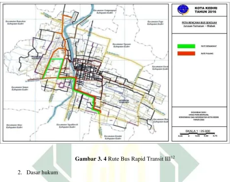 Gambar 3. 4 Rute Bus Rapid Transit III12 