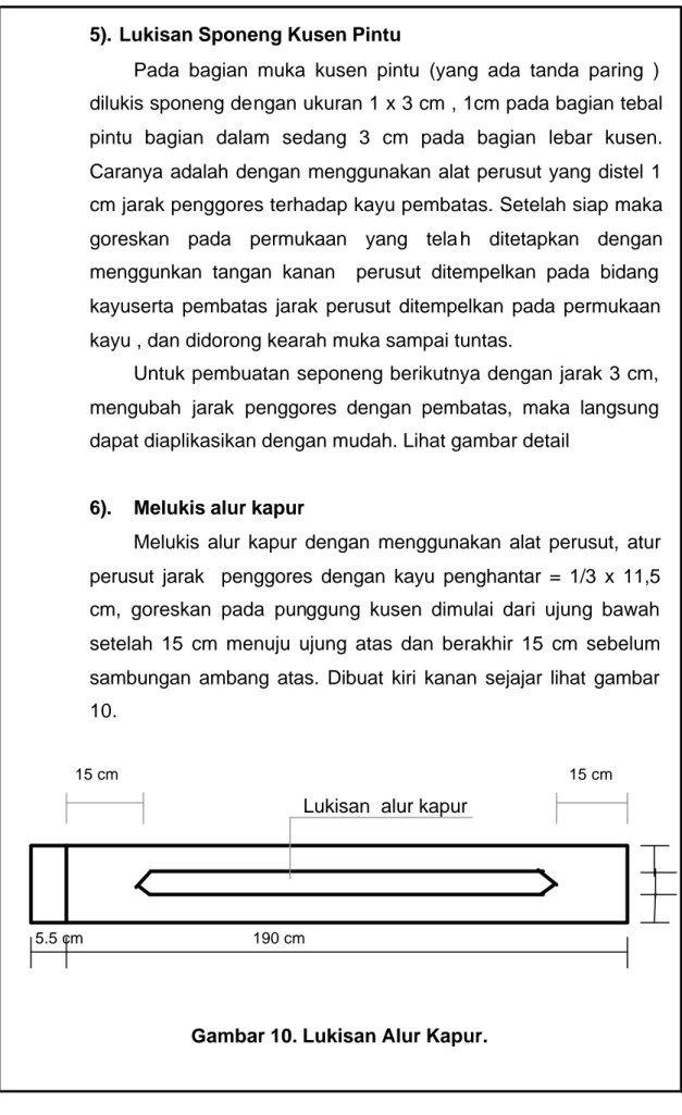 Gambar 10. Lukisan Alur Kapur. 