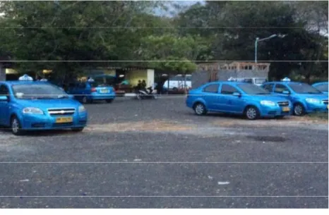 Foto 3.   Posisi tempat parkir khusus dan shelte setelah negosiasi  (Foto. Purnaya, 2014).
