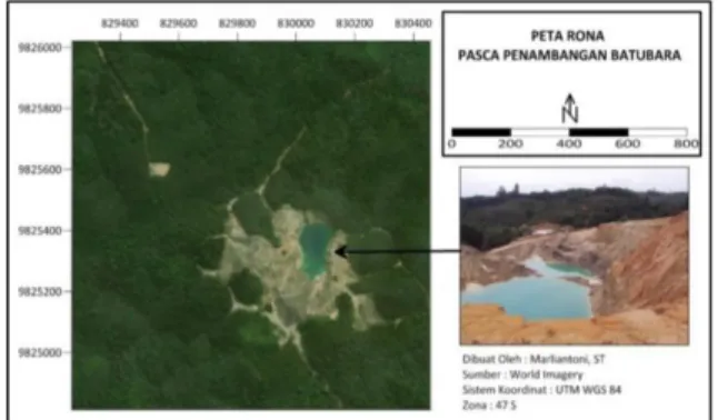 Gambar 3.1 Peta Rona Pasca Tambang
