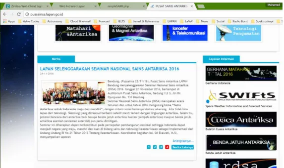 Gambar 3-2: Layanan informasi on
