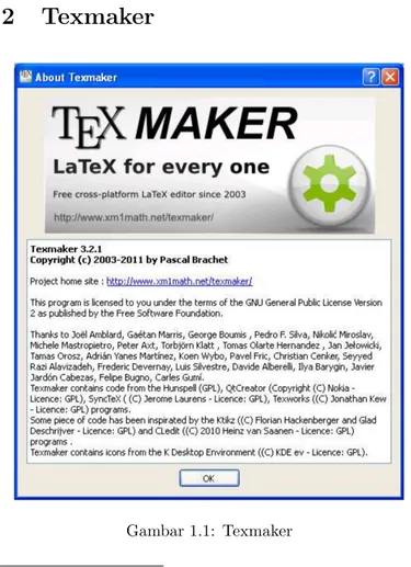 Gambar 1.1: Texmaker