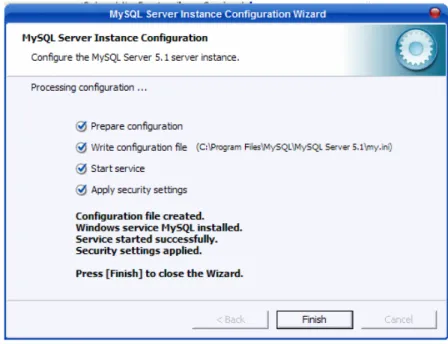 Gambar 1.13 MySQL Server Instance Configuration Wizard (6)  14