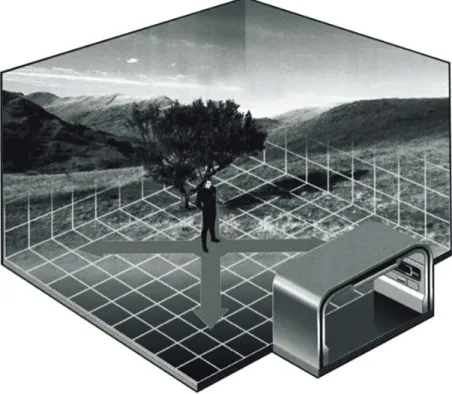 Gambar 2-4. Holodeck, sebuah ruang simulasi dalam Startrek The Next Generation. 