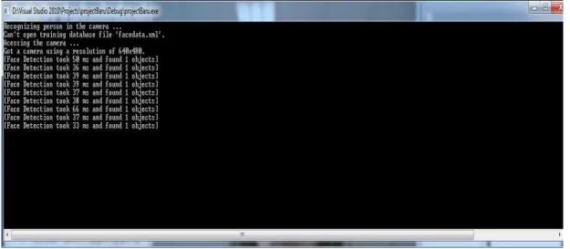 Gambar 4.3  Tampilan Layar command prompt proses  