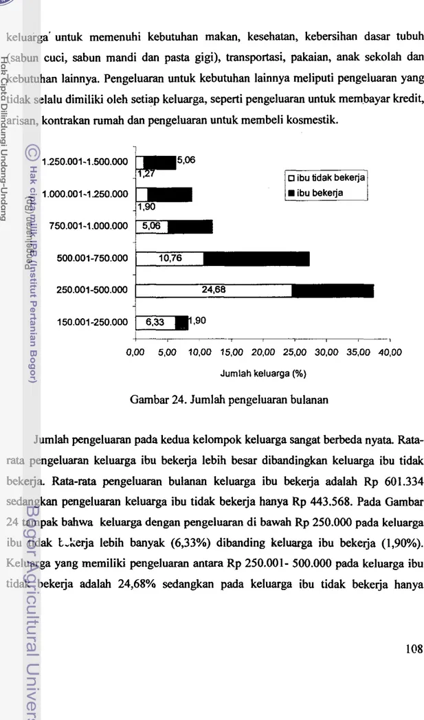 Gambar 24. Jumlah pengeluaran bulanan 