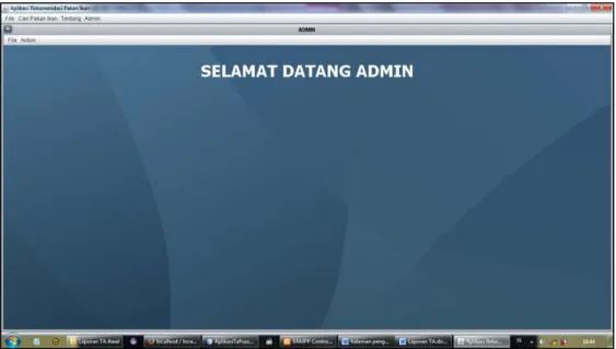 Gambar 15. Tampilan form admin jenis pakan 