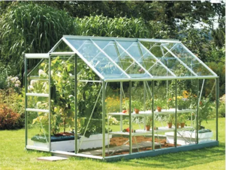 Gambar 7. Greenhouse dengan Penutup Acrylic