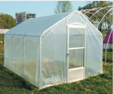 Gambar 11. Greenhouse dengan Penutup Polyvinyl cholride film