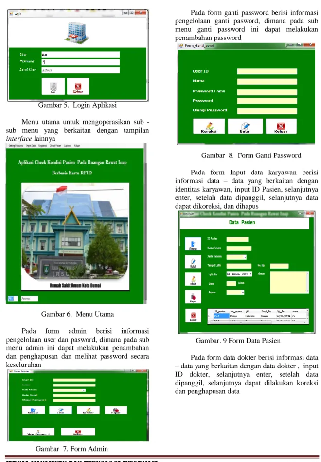 Gambar 5.  Login Aplikasi 