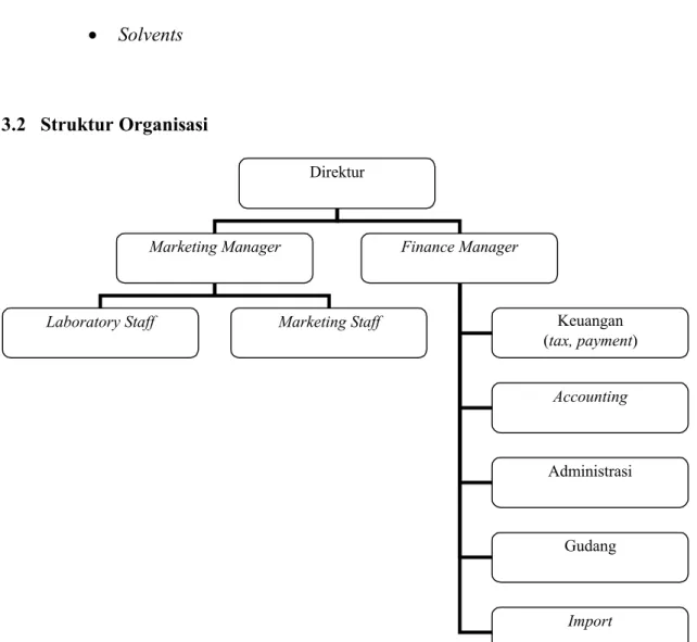 Gambar 3.1 Struktur Organisasi PerusahaanDirektur