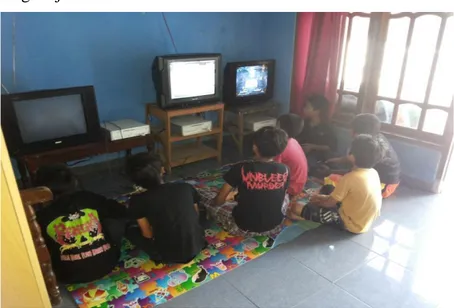 Gambar 3.3 usaha membuka Playstation untuk anak-anak oleh Bapak Fadli 