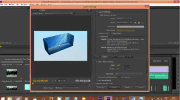 Gambar  4.10  Proses  Mengexport  Video  dari  Adobe  Premiere Pro ke Adobe Media Enconder  K