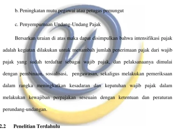 Tabel 2.1 Penelitian terdahu 