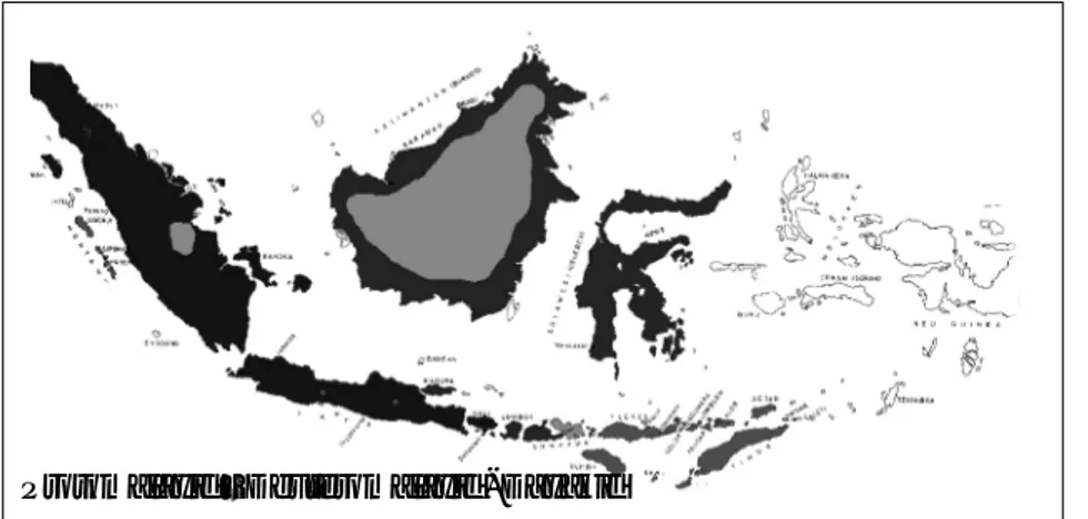 Gambar 1 adalah hasil perhitungan dengan memakai metode clustering yang dilakukan Glinka 2 dengan membandingkan lebih dari pada 280 populasi di Indonesia dan wilayah sekitarnya