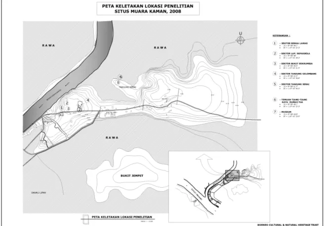 Figure 3. Peta Situasi Situs Muarakaman 