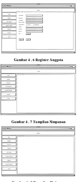 Gambar 4 . 6 Register Anggota 