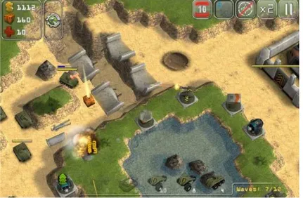 Gambar  3.15  Tampilan  In-Game Total Defense 3D 