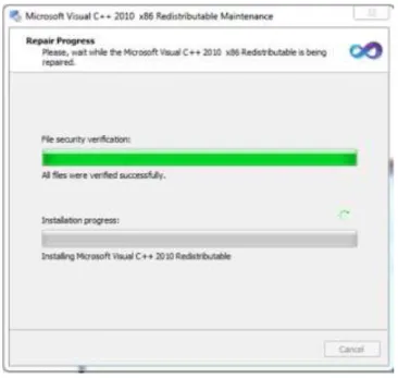 Gambar 86 Microsoft Visual C++ Setup 